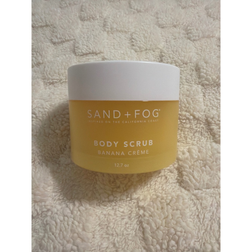 Sand + Fog Banana Creme Body Scrub Women 12.7 oz